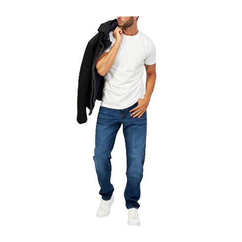 Yes Zee Giacca leggera Giubbino Uomo in tricotina con pettorina Nero - Francavilla Moda